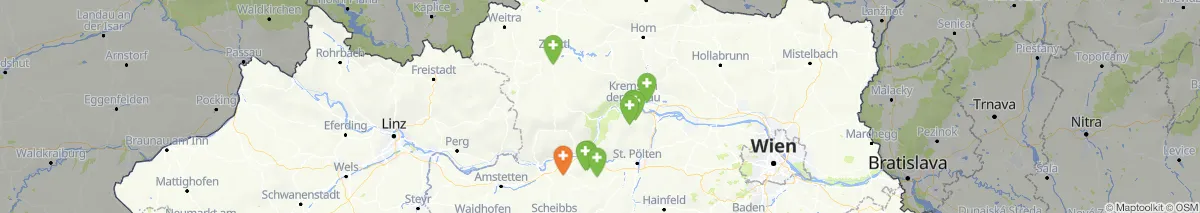 Kartenansicht für Apotheken-Notdienste in der Nähe von Sallingberg (Gemeinde, Niederösterreich) (75)
